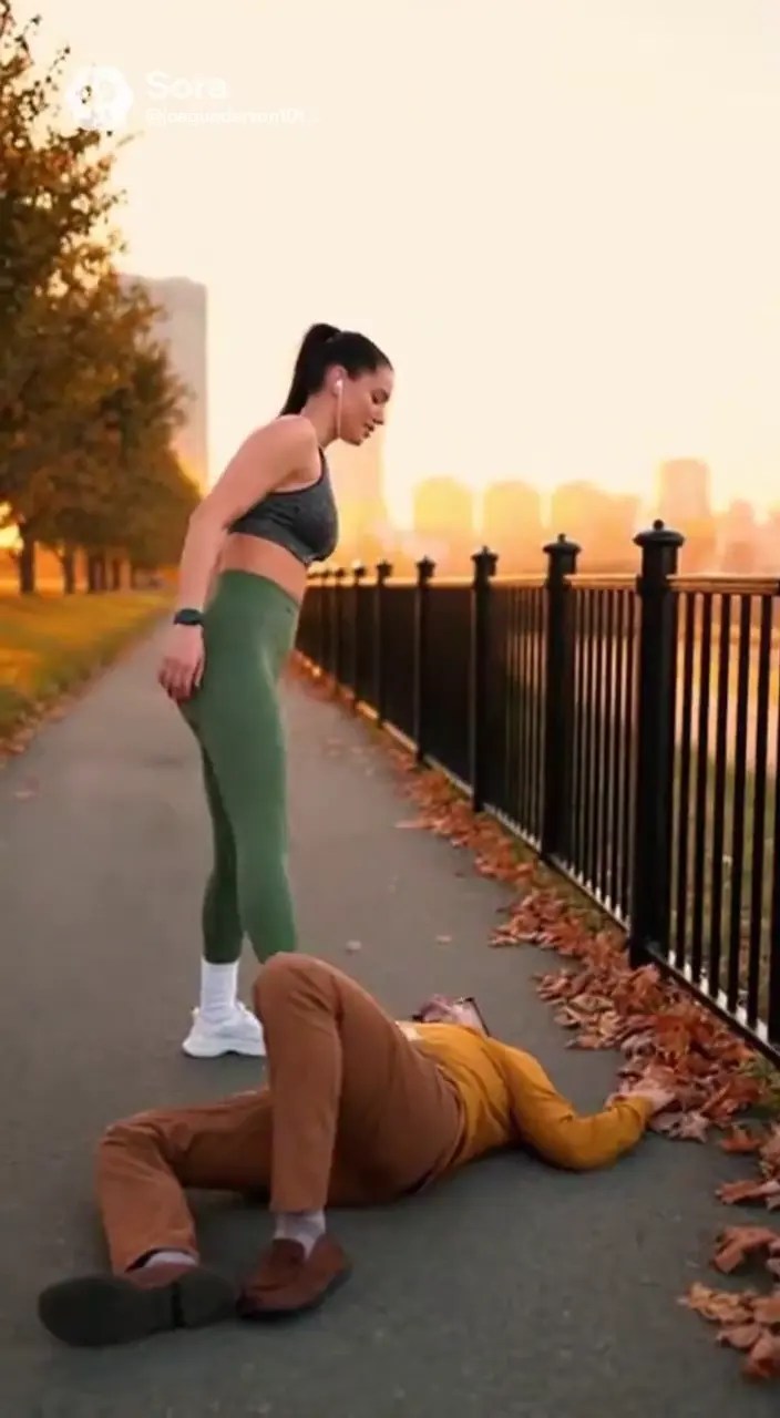 AI Ballbust – Athletic / Slim-Thick Girl – Stomp