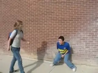 Amateur Ballbusting I Am Going To Beat Your Ass After School