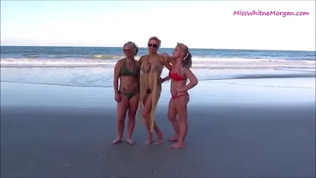 Beach Beauties Ballbusting On Andrea Dipre