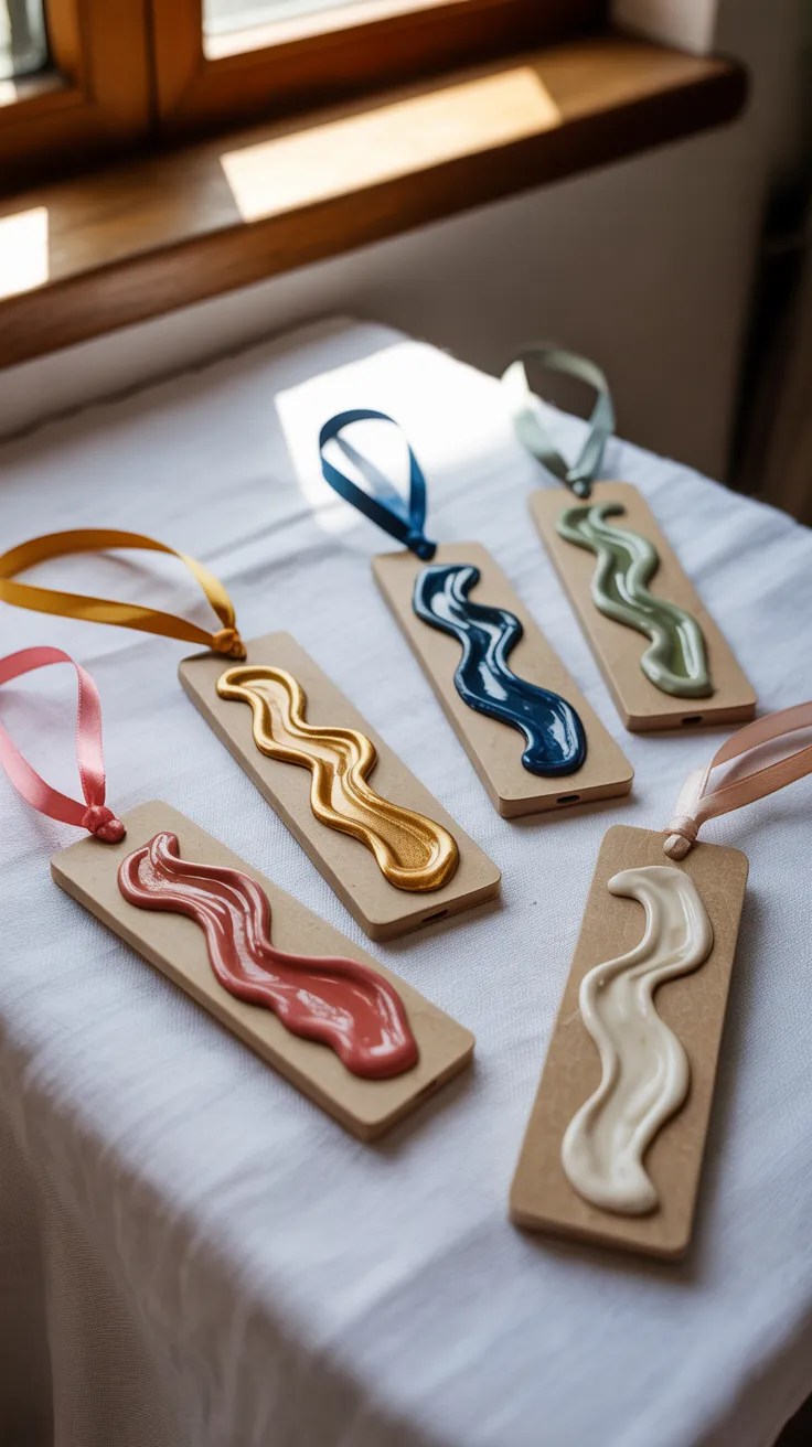 Melted Crayon Bookmarks on Watercolor Paper — no-buy craft project