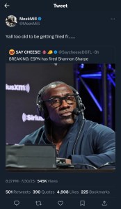 Meek Mill Shades Shannon Sharpe After ESPN Firing Over Lawsuit