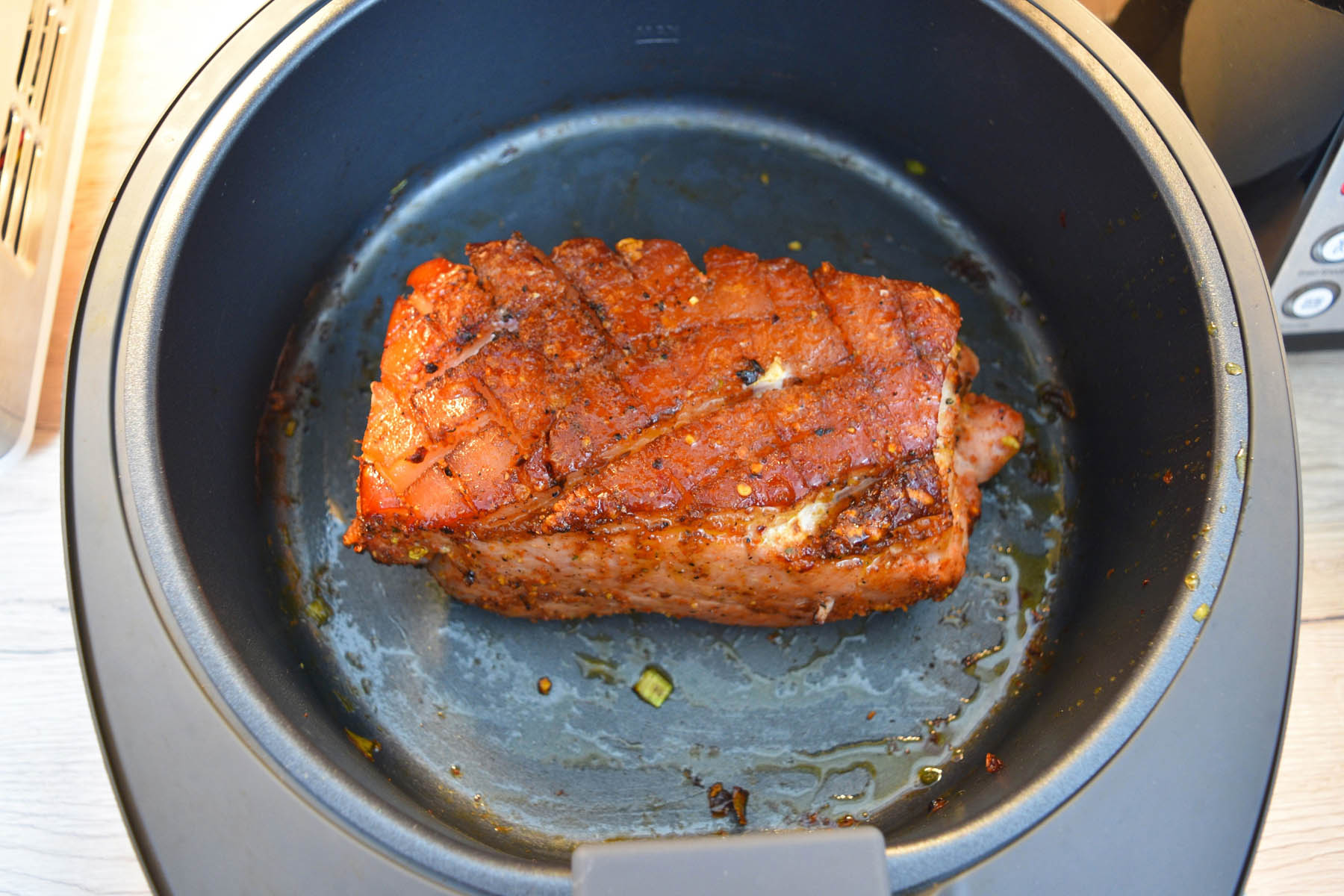 Krustenbraten aus der Heißluftfritteuse