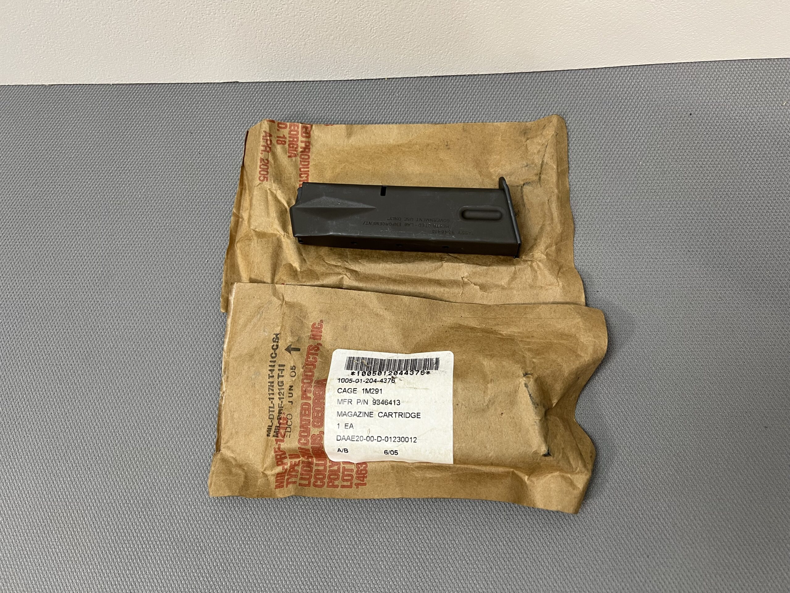 Military Surplus M9/92 15rnd Beretta Magazine -New