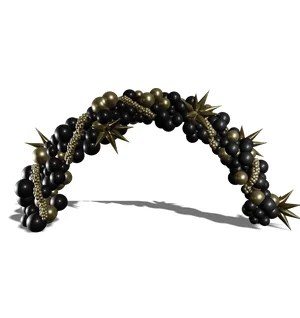 Organic Balloon Arch created with BalloonBuilder.com balloon design software - how much to charge for a balloon arch