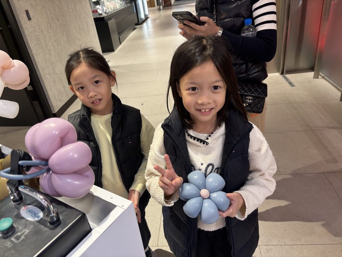 新光三越氣球發送