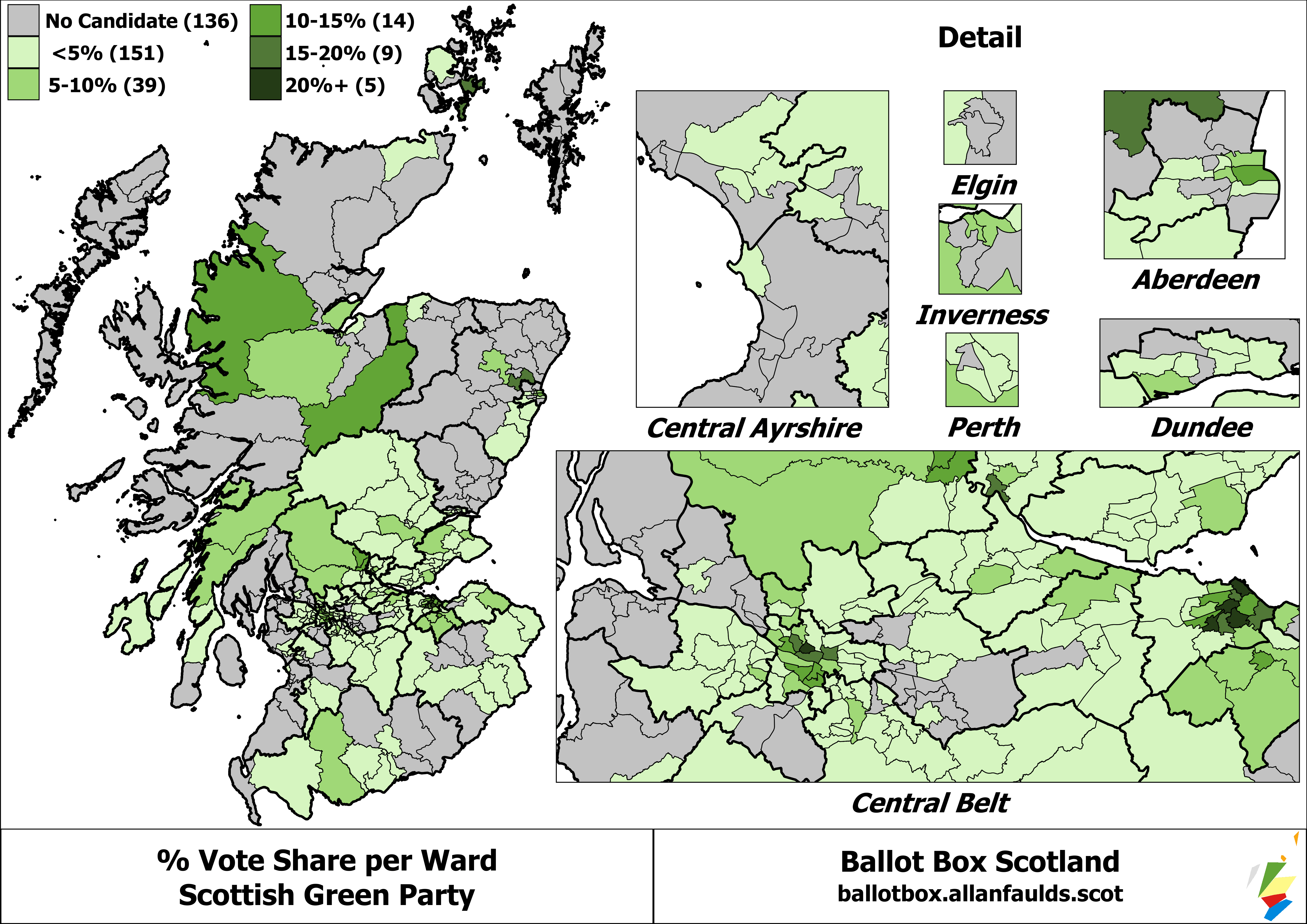 Scottish Election Results . Le17 In Detail Ballot Box Scotland