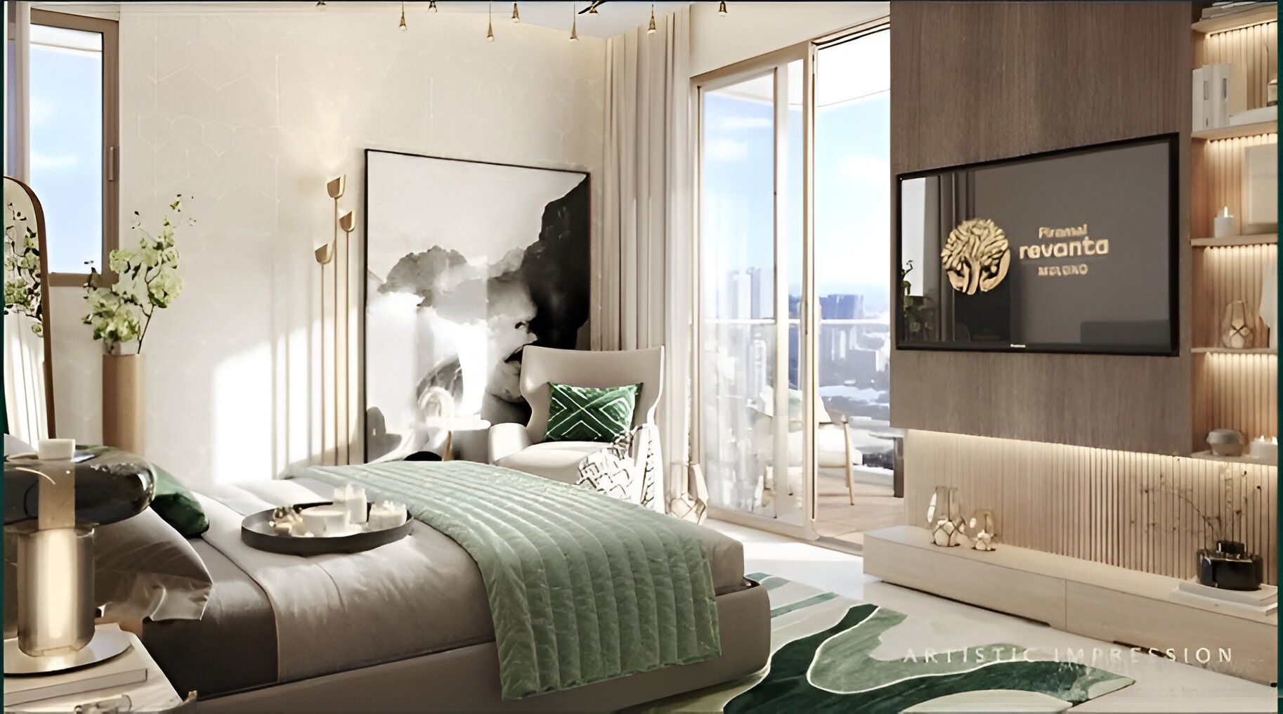 Affordable Spacious Trendy 3.5BHK Apartment in Piramal Revanta, Mulund West