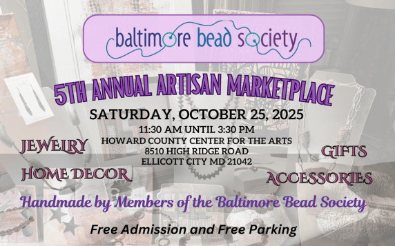 Announcement for the Fall Artisan Market 11:30 - 3:30 , October 25, 2025