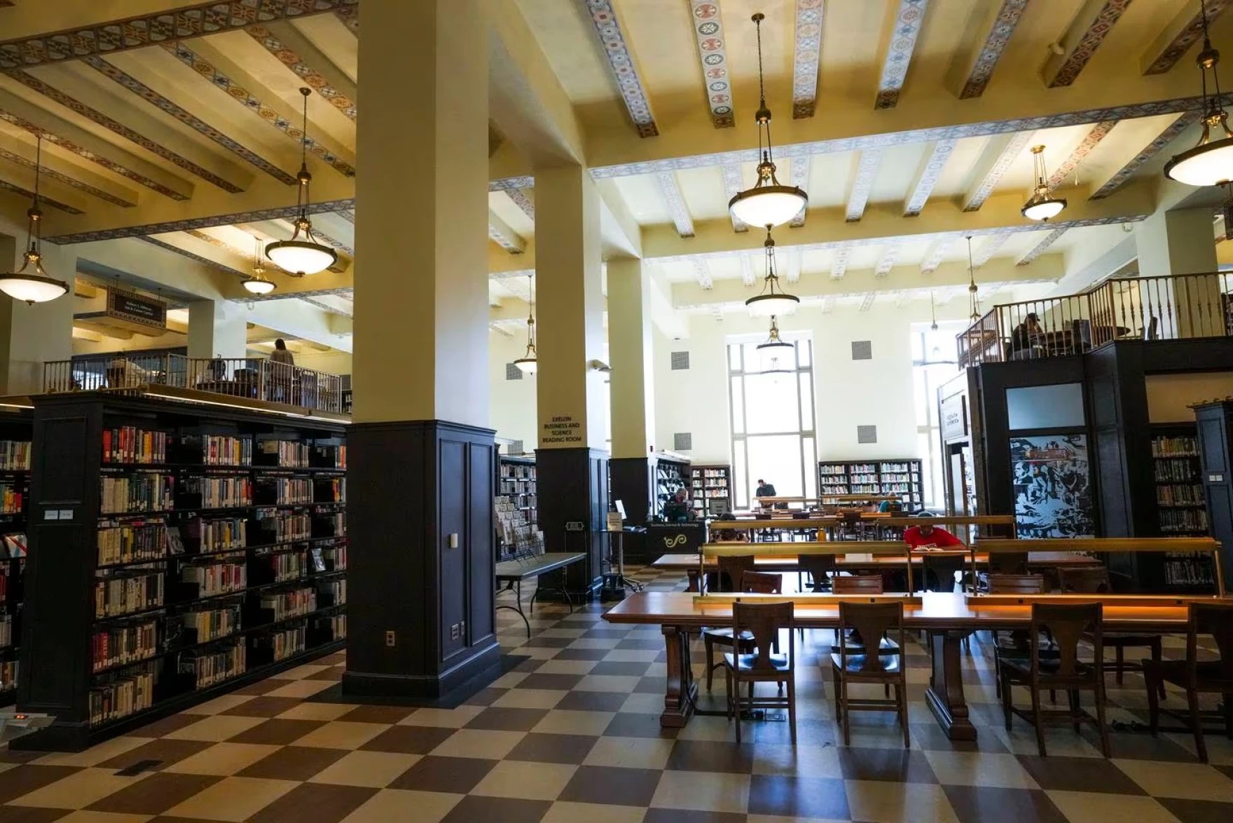The Enoch Pratt Free Library. Photo by Kaitlin Newman/The Baltimore Banner.