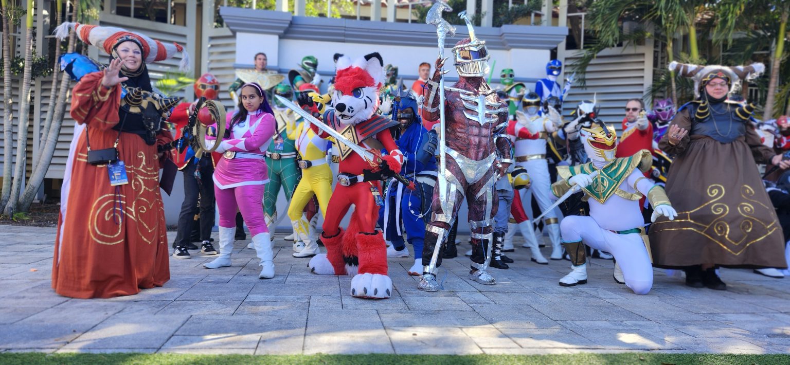 "Power Rangers" fans gather together. Photo courtesy Ranger Boom Baltimore.