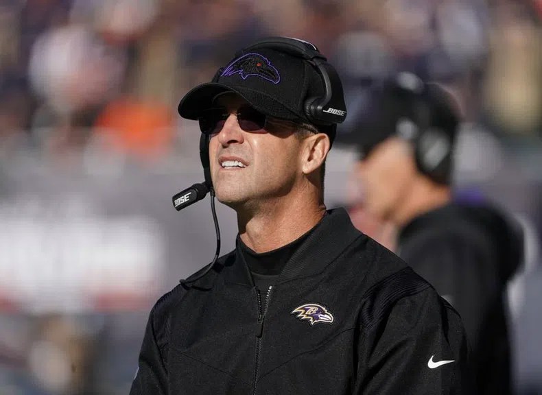 Harbaugh confident ravens “are going to handle adversity well” down stretch