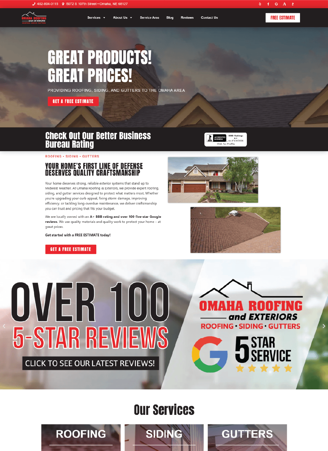 Omaha Roofing and Exteriors