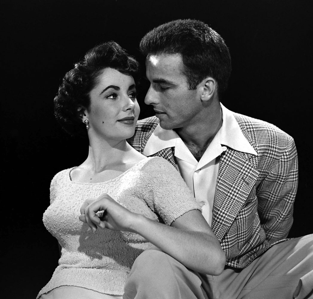 Studio portrait of Elizabeth Taylor and Montgomery Clift to promote A Place in the Sun. Photo by Peter Stackpole for LIFE.