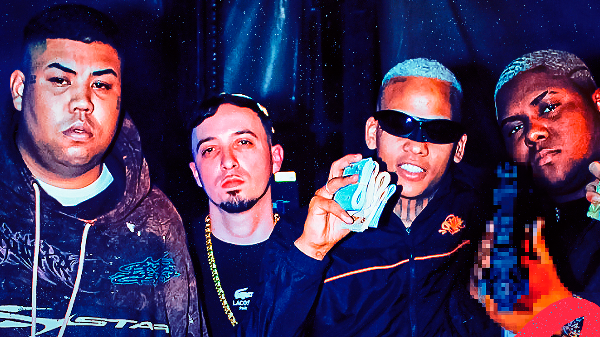 Capa do single “300 no 7 parte 2”, de MC GP, MC Jvila, MC Luuky e DJ Yuri Pedrada, com estética urbana e identidade visual do funk paulista.