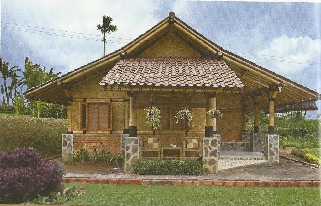 Unduh Gratis Gambar Kembali Ke Alam Dengan Desain Rumah Bambu Alami Terupdate by www.lampunghits.com