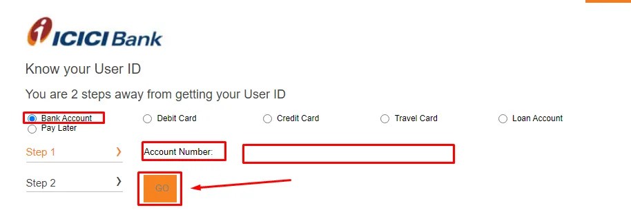 How To Get User ID For ICICI Bank Online Banking
