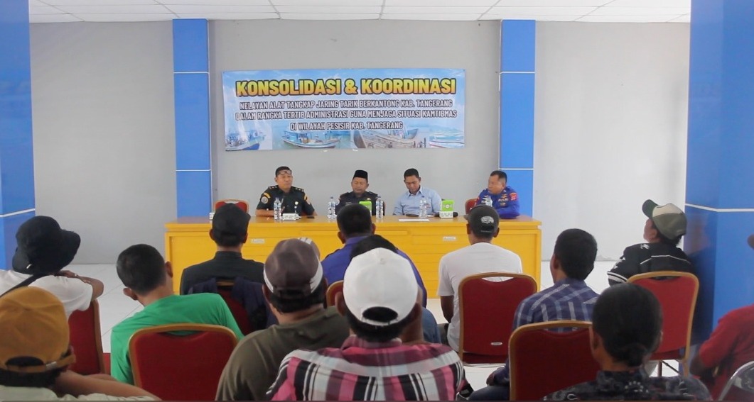 Nelayan Jaring Tarik Berkantong di Kabupaten Tangerang Dukung Program Pemerintah, Siap Tertib Administrasi