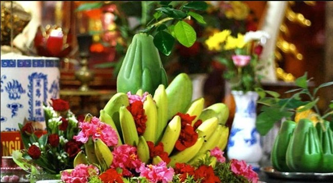 Mâm cúng đầy đủ và văn khấn cho ngày mùng 1 và ngày rằm hàng tháng
