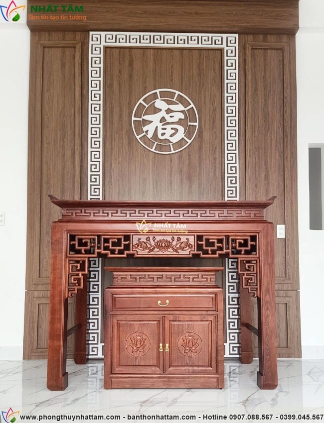 Thi công công trình phòng thờ gia tiên tại Phù Cát - Quy Nhơn
