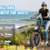 Ridstar CR20 1500w 20AH 48V Bicicletta Elettrica Fat Bike 20"x 4.0 - immagine 12