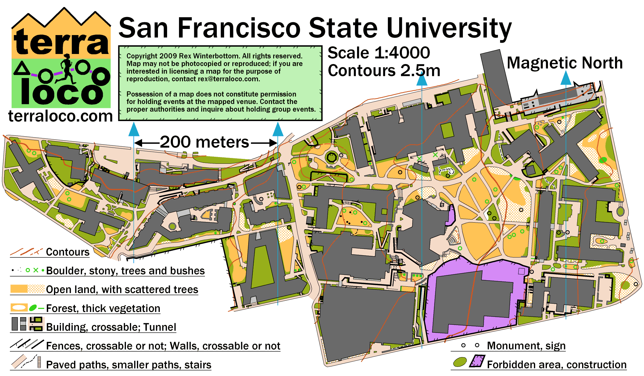 University Of San Francisco Map Campus Map 189 