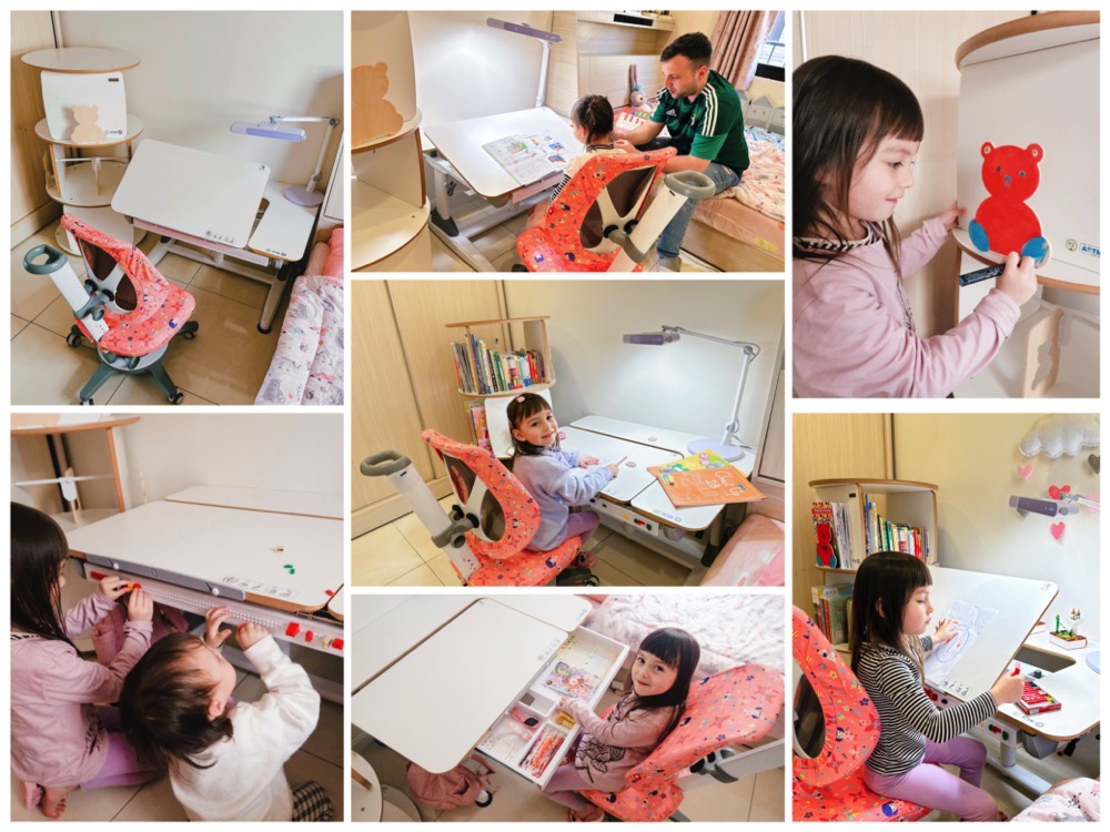 【育兒】陪孩子一起成長學習的書桌♥給寶貝最好的大將作Kid2Youth兒童成長桌椅、旋轉書櫃、親子共讀護眼檯燈