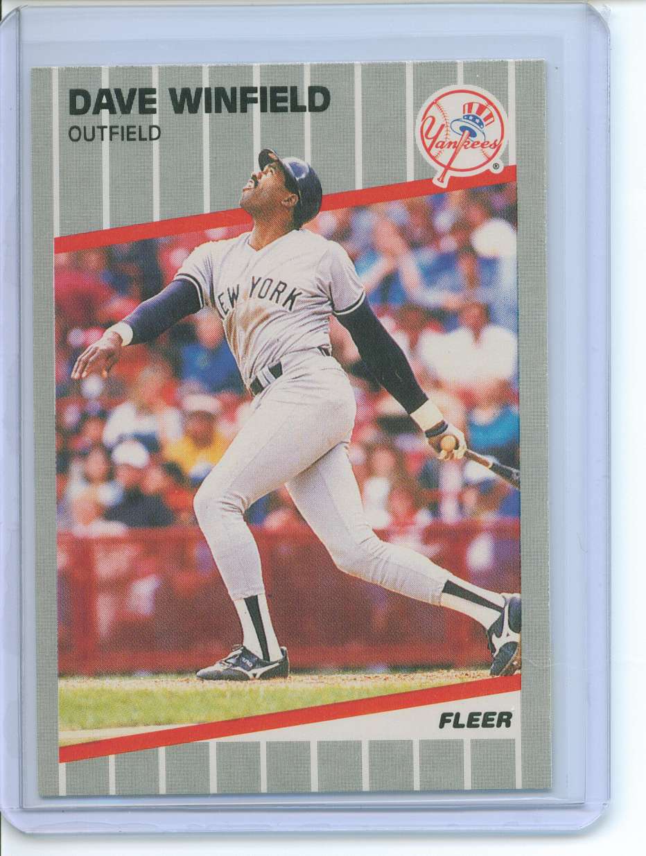 1989 Fleer Dave Winfield 30Year Old Cardboard