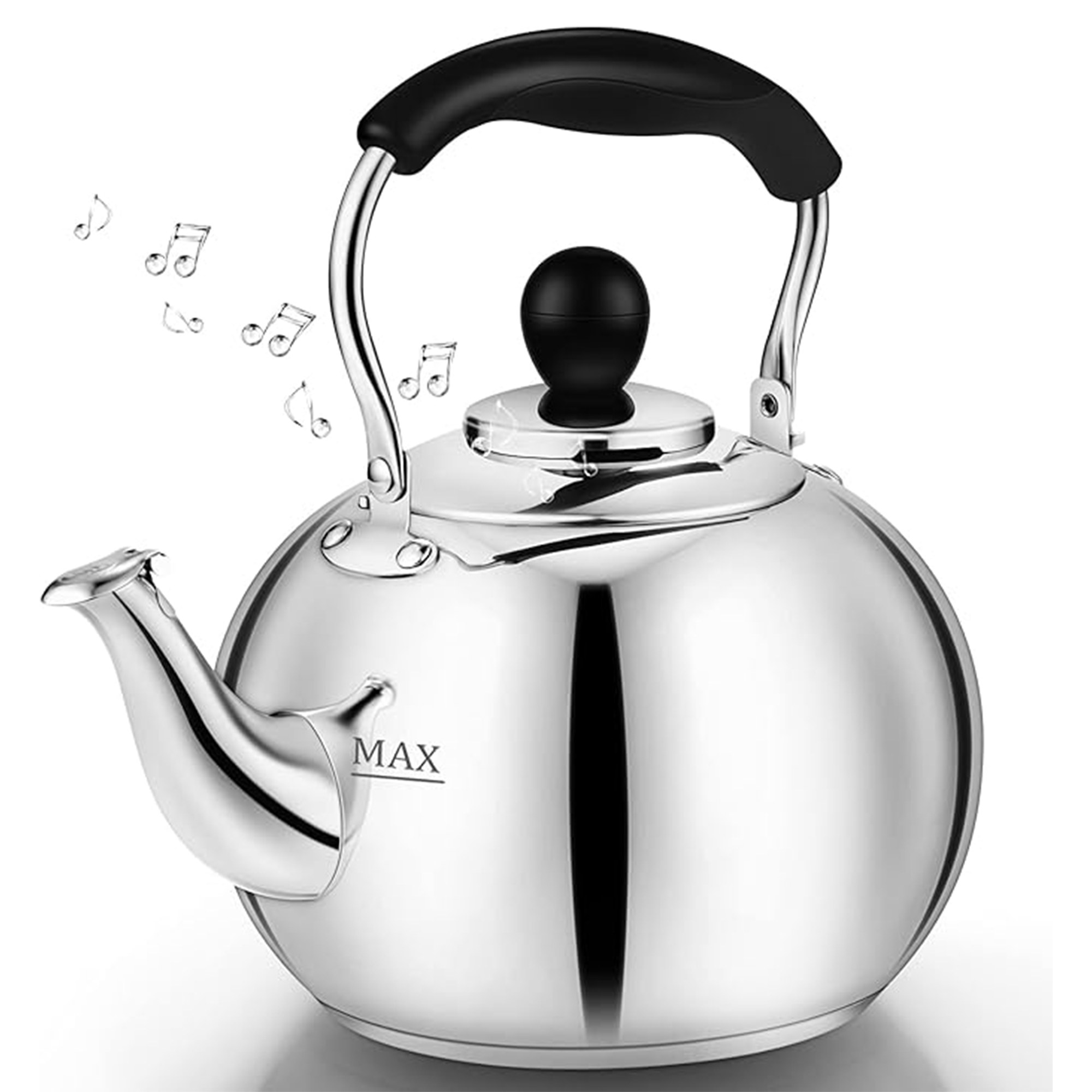 Stainless Steel 1.8QT Whistling Tea Kettle