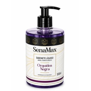SABONETE LIQUIDO ORQUÍDEA NEGRA 500ML SENAMAX