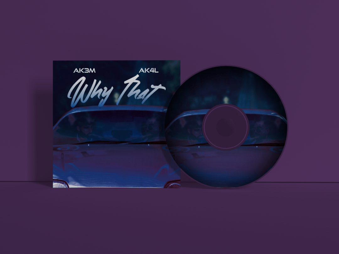 Why That by Akal Inder single cover and CD mock up.
