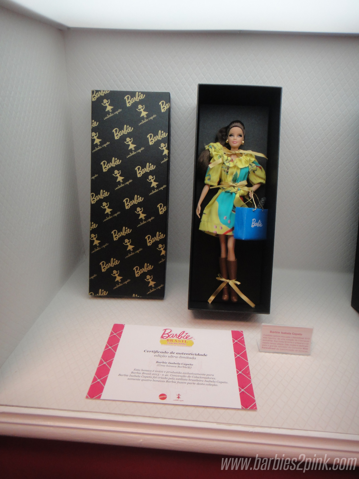 A boneca que foi dada para o primeiro colocado no Miss Barbie Brasil!