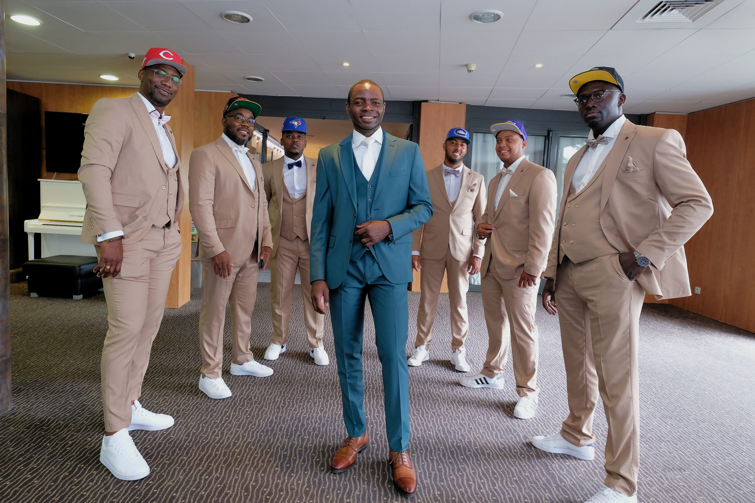 Marié et ses témoins beaux gosses