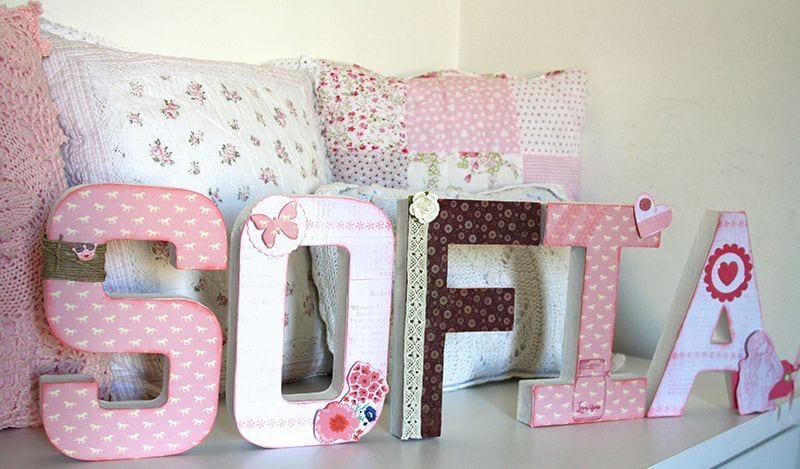 Letras De Madera Para Decorar Habitaciones Infantiles