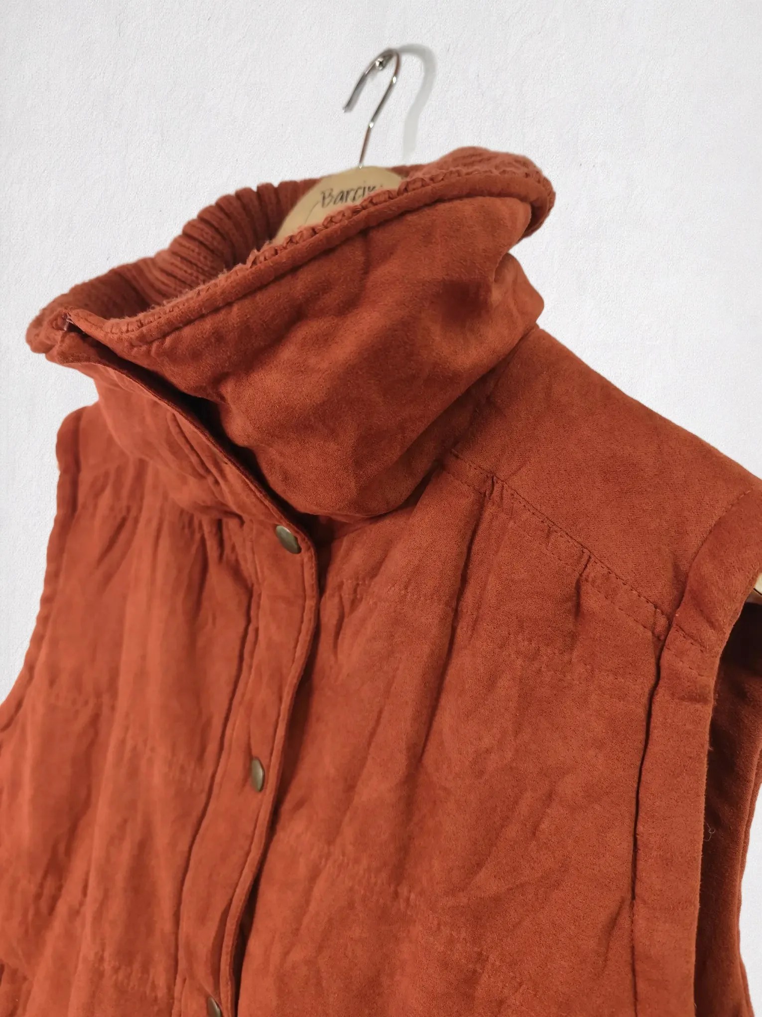 Chaleco anorak naranja acolchado L XL - Imagen 6