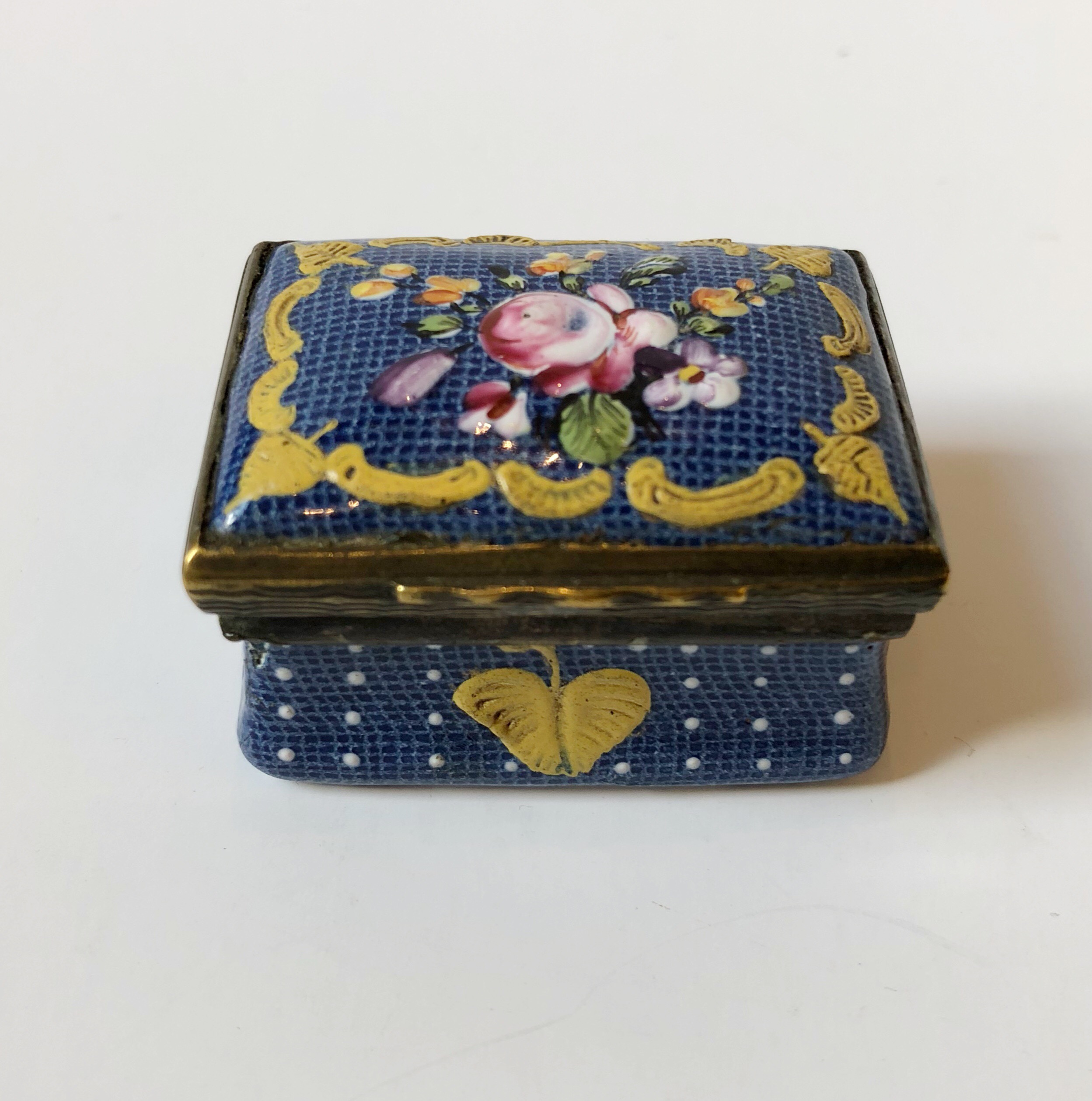 Bilston Enamel Snuff Box