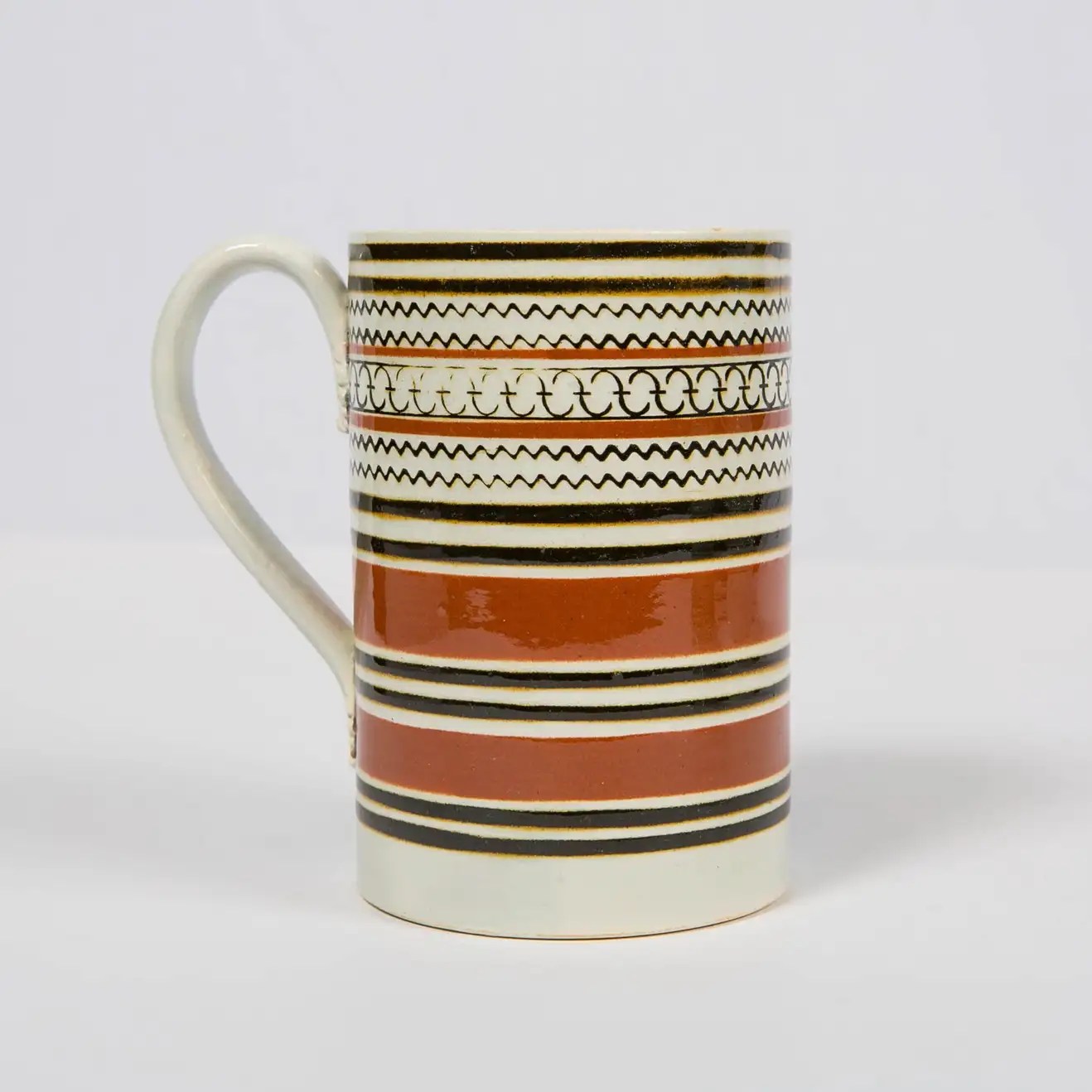 Mochaware Mug England, Circa 1815