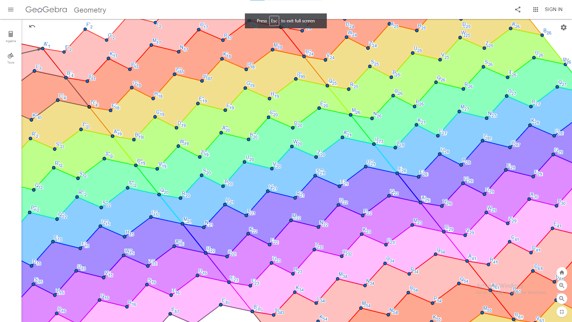 Student work in Computer Science Class.