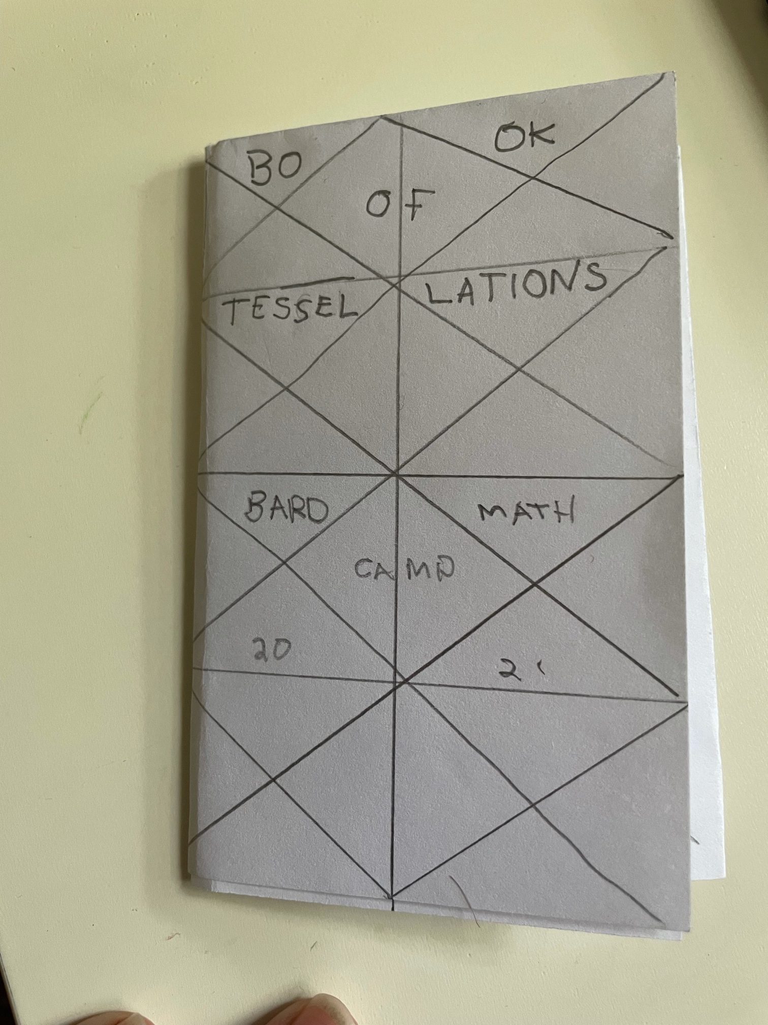 CAMPers making their Tessellations Zine