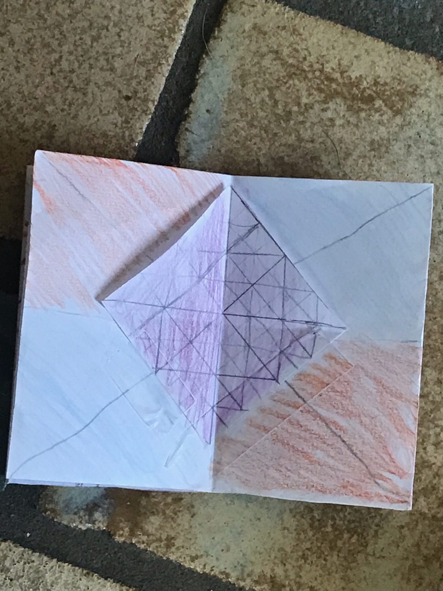 CAMPer's art work in Grace's class