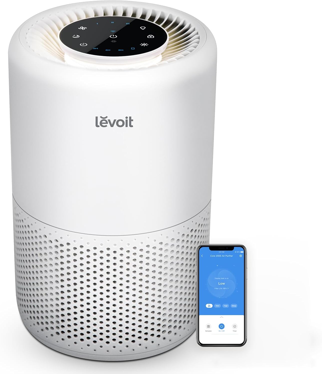 Purificador de ar inteligente LEVOIT, Core 200S-P apenas $ 68,94