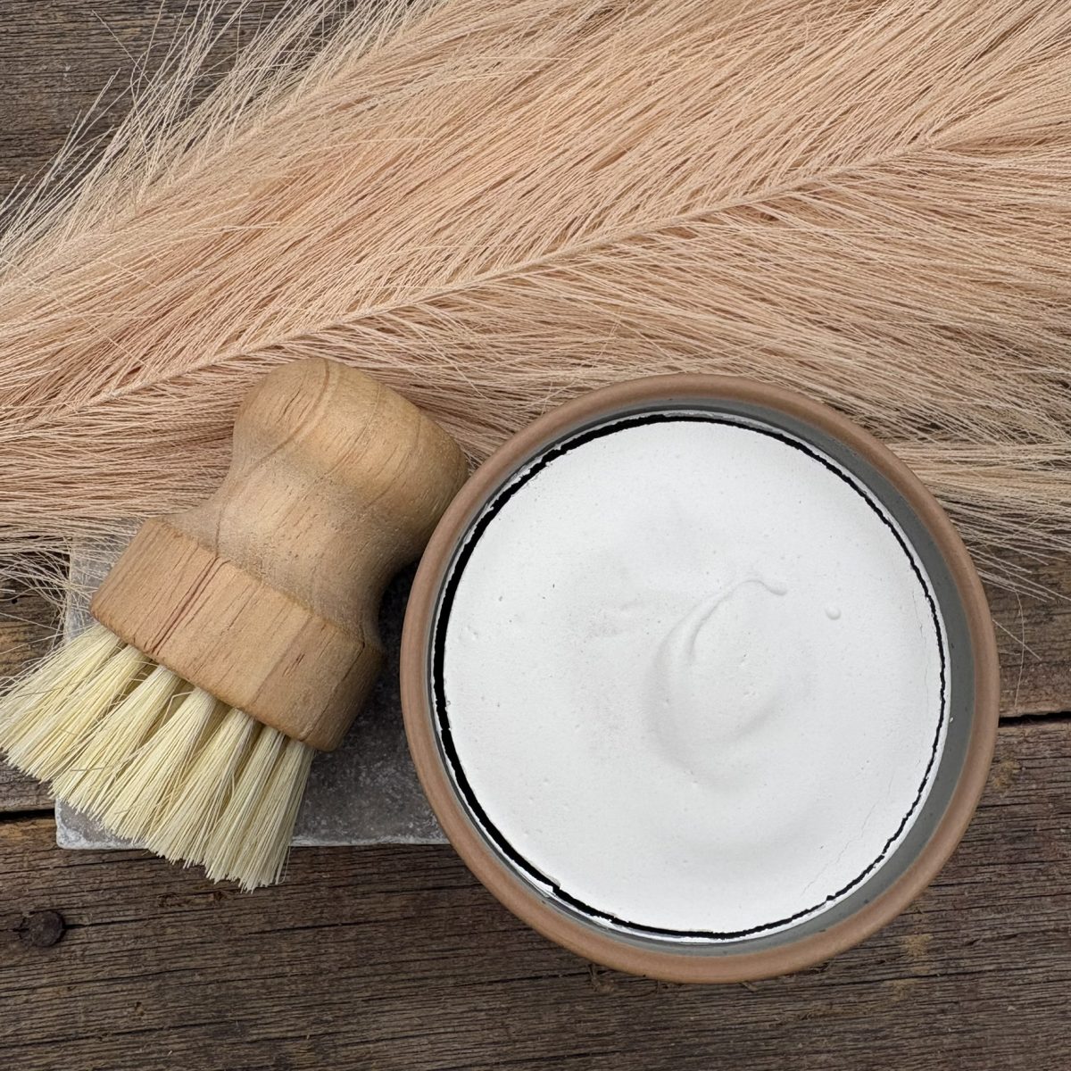 solid tallow dish soap dawn alternative non toxic chemical free wood dish brush ceramic ramekin