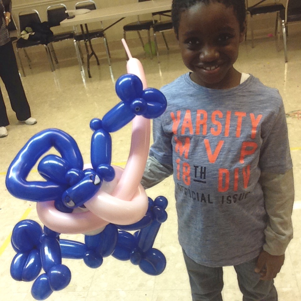 Barnacle Bart Magic Birthday Entertainer Toronto greninja balloon