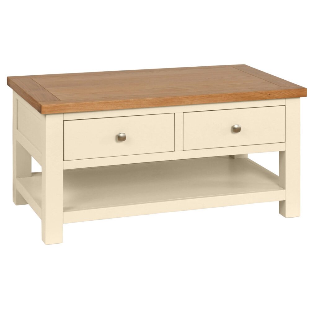 Cambridge Painted Coffee Table with Drawers