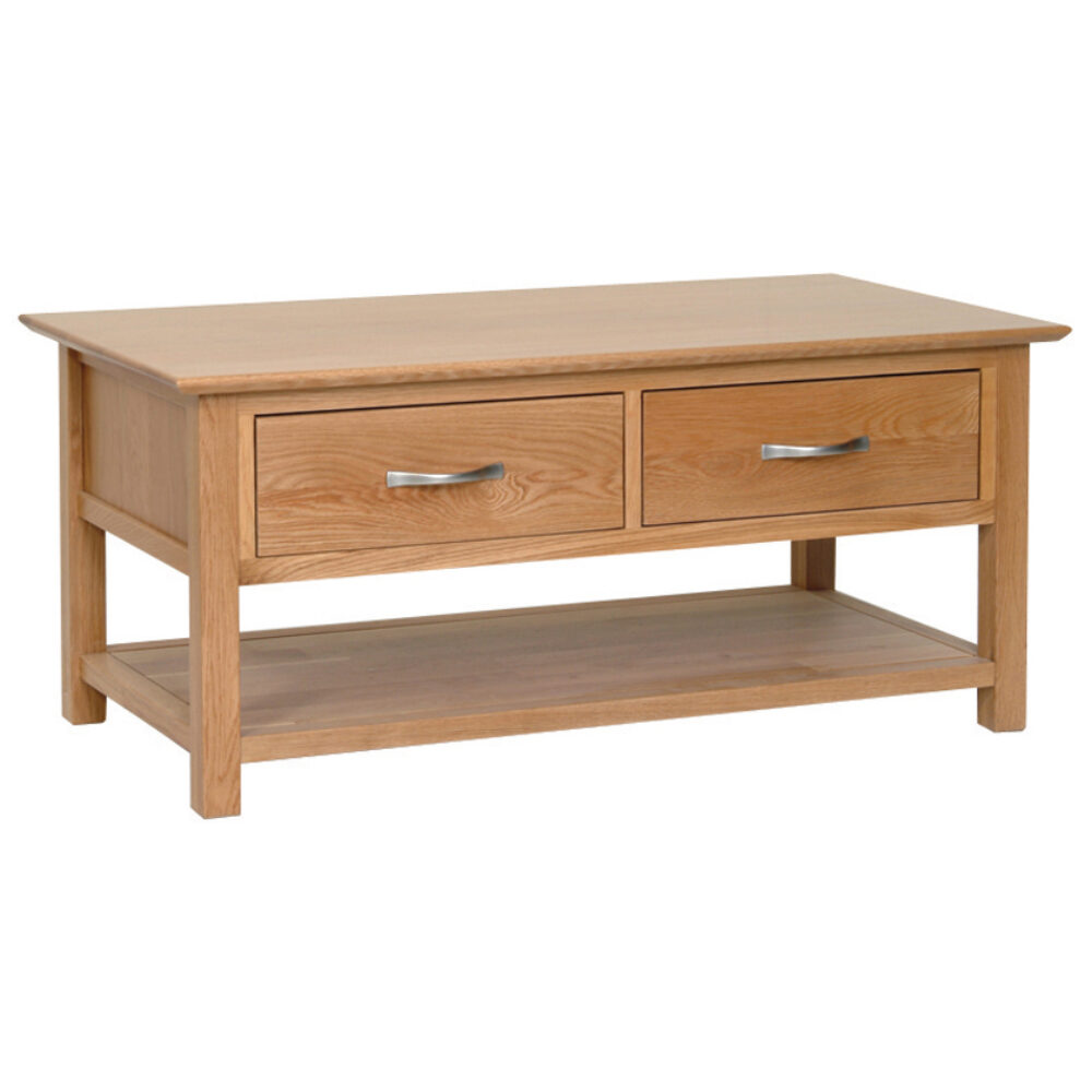 Classique Oak Coffee Table with Drawers
