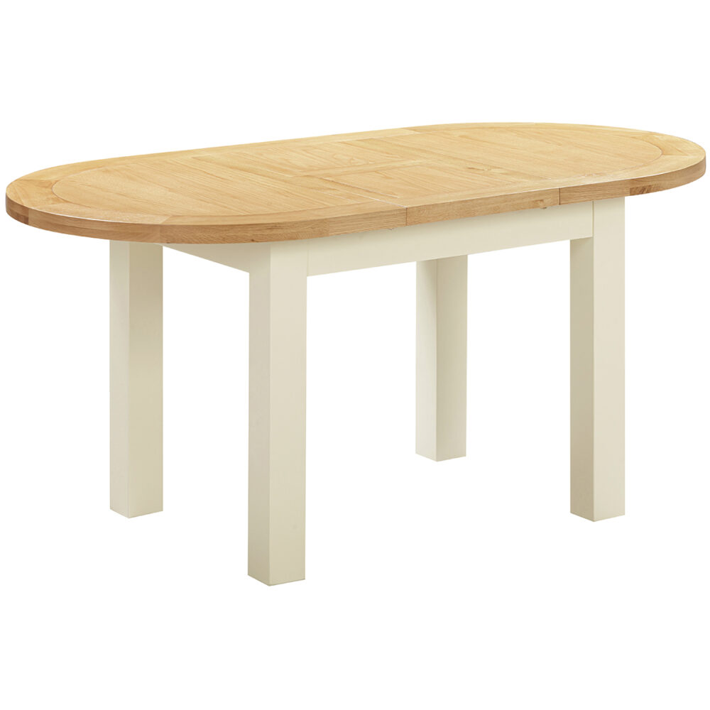 Cambridge Painted D-End Extending Dining Table