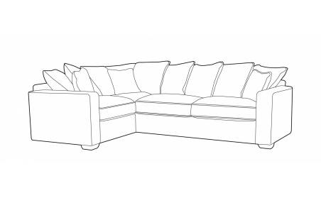 Denver L1, CO, R2 Pillow-Back Corner Sofa