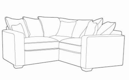 Denver L1, CO, R1 Pillow-Back Corner Sofa
