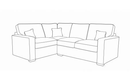Denver L1, CO, R2 Standard-Back Corner Sofa