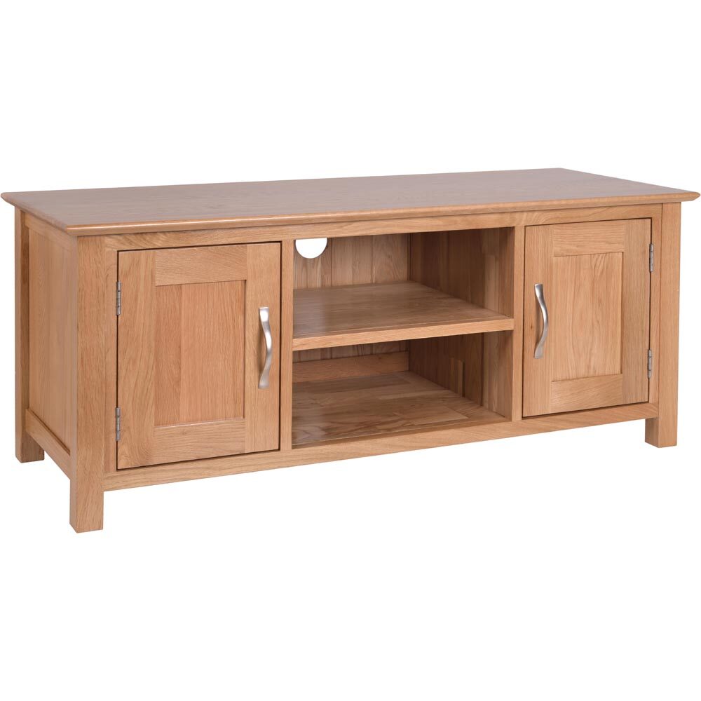 Classique Oak Wide TV Unit