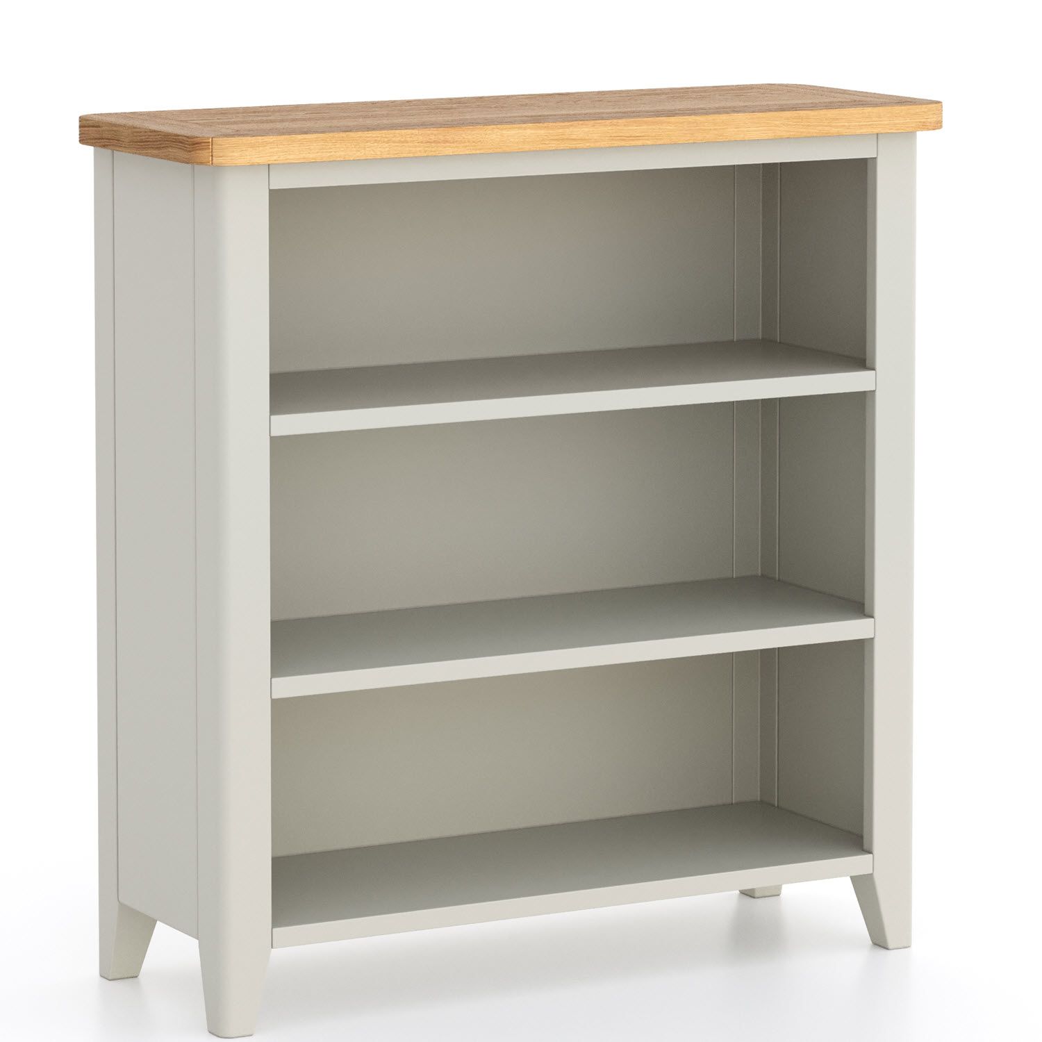Barley Painted Oak Bookcase